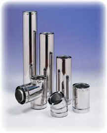 AirJet 2100F All-Fuel Chimney with optional Stainless Steel Outer Wall